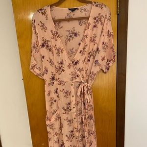 Pink Floral Maxi dress